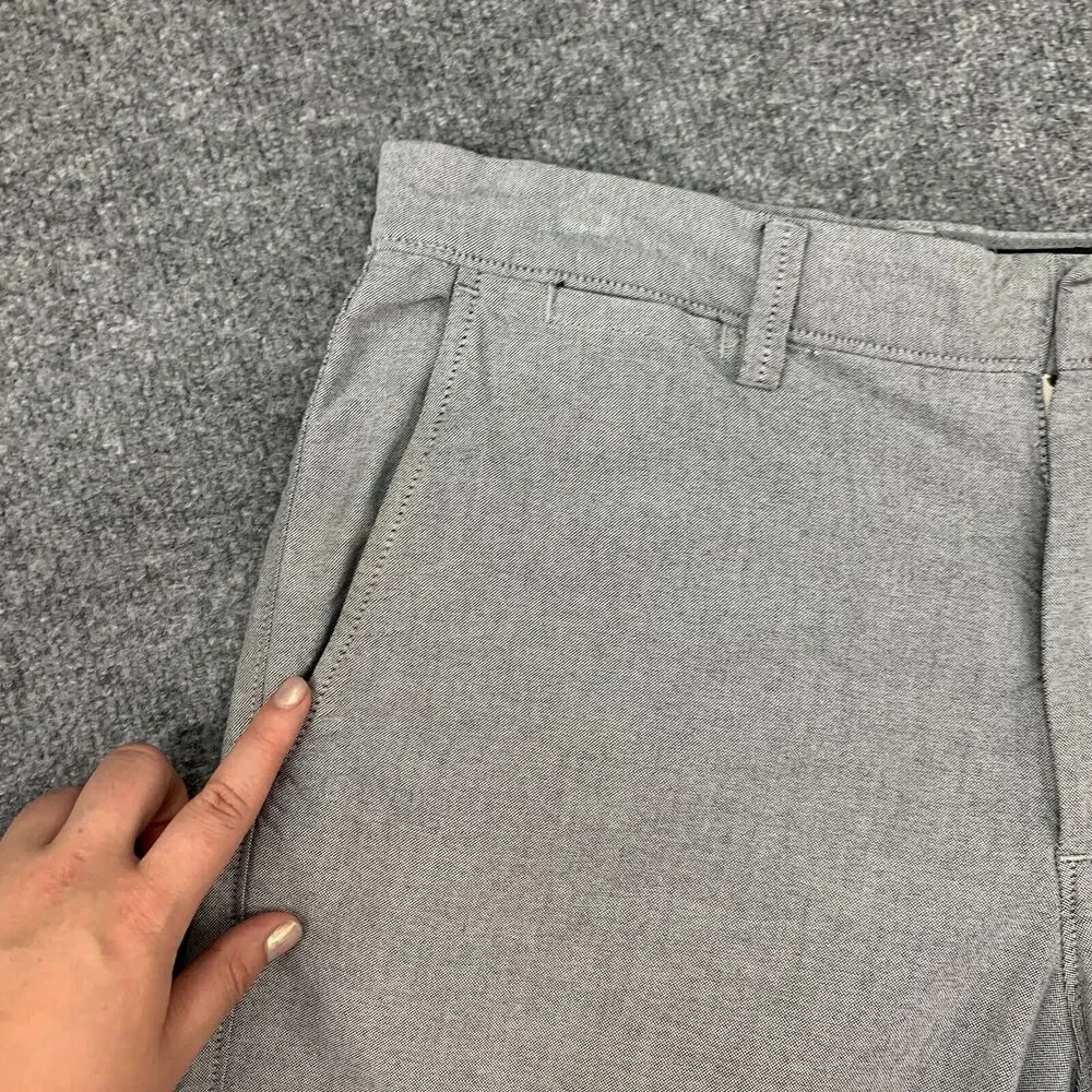 J Crew NY Shorts Mens 32 Gray Garment Dyed Chino 10.5